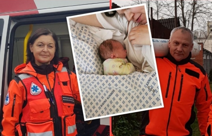 Namuose šią audringą naktį pasaulį išvydo Jonas: tėvai dėkoja pakaunės medikams