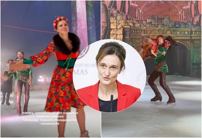 Seimo pirmininkė apie M. Drobiazko ir P. Vanago pasirodymą Sočyje: tam nėra pateisinimo
