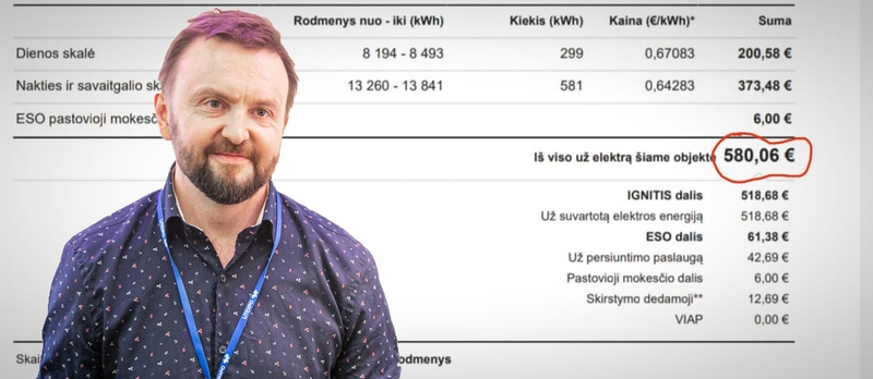 Stano apie šokiruojančias elektros kainas: baisu gauti 580 eurų sąskaitą
