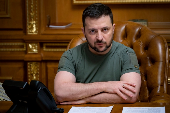 V. Zelenskis ir ukrainiečių tauta apdovanoti Karolio Didžiojo premija