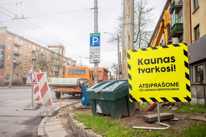 Tvarkymo darbai Kaune įgauna pagreitį: kas numatoma šią savaitę?