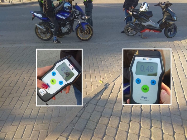 Reidas Gargžduose: įkliuvo motorolerius vairavę neblaivūs paaugliai, naktį gėrę alų 