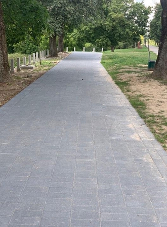 Kur dingo Santakos parke naujai pastatyti suoliukai?