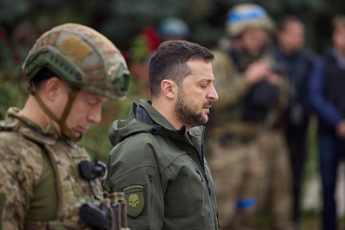 V. Zelenskis: Rusija tik bando atitolinti savo pralaimėjimą, toliau varo karius į mirtį