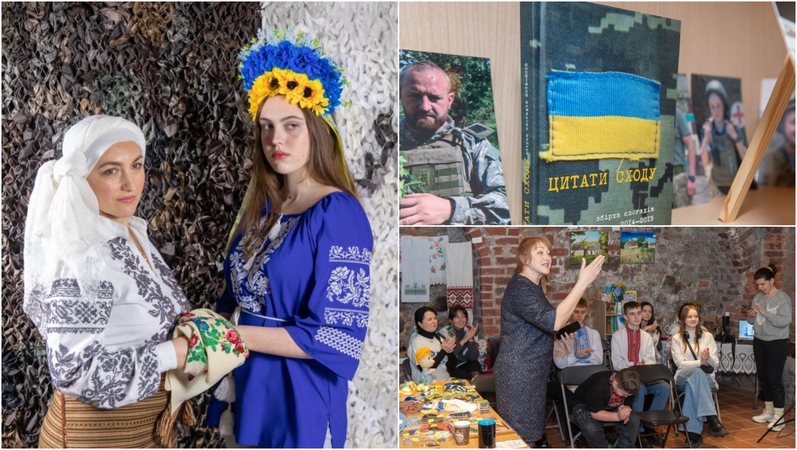 „Ukraina nepalaužiama“: ukrainiečių buities ekspozicija norintiems susipažinti