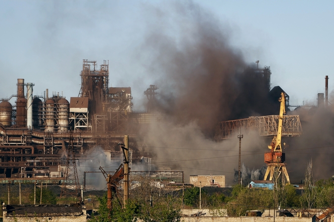 Kyjivas: „Azovstal“ komplekse tebėra per 1 tūkst. Ukrainos karių