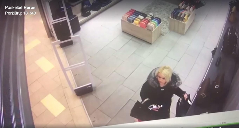 Kas pamiršo sumokėti už rankinę?