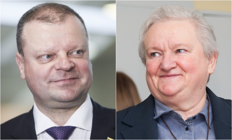 Saulius Skvernelis ir Vilija Targamadzė