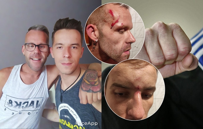 Gražvydas Sidiniauskas (dešinėje) ir jo draugas Darrenas
