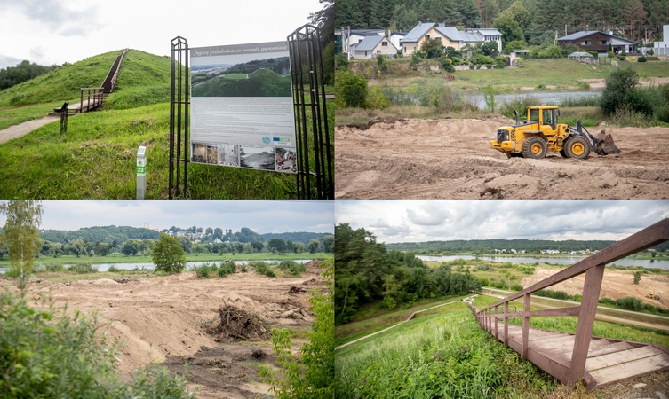 Panorama: baiminamasi, kad nuo piliakalnio atsivers vaizdas ne į Nemuną, o į naujas statybas.