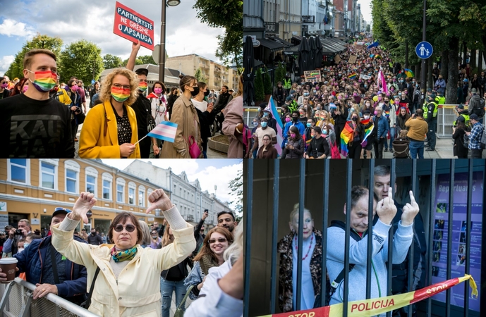 „Kaunas Pride“ eitynės baigėsi: dalyvavo apie 2 tūkst. asmenų, sulaikyti 22 žmonės
