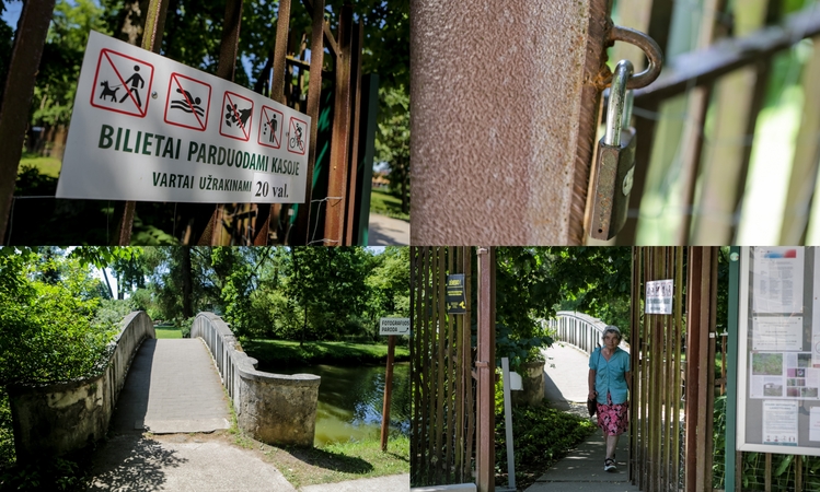 Kuriozas Botanikos sode: lankytojai negalėjo išeiti, todėl kvietėsi specialiąsias tarnybas