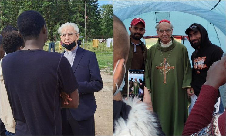 Kardinolas A. J. Bačkis svajoja, kad prieglobsčio prašytojai dirbtų, o jų vaikai lankytų mokyklas