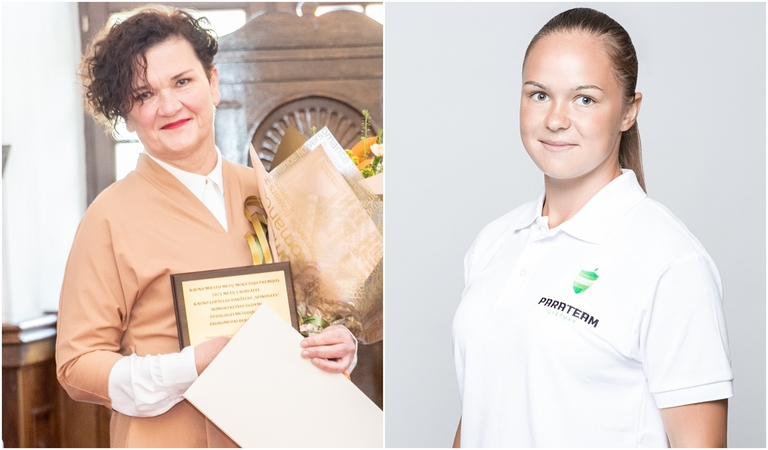 Andromeda Rybakovienė (kairėje) ir Oksana Dobrovolskaja (dešinėje)