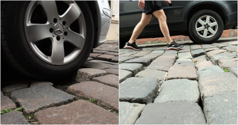 Senamiesčio gyventojas pyksta: mašinos laužomos, kas sumokės už patirtus nuostolius? 