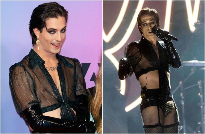 „Maneskin“ – vėl dėmesio centre: vokalisto įvaizdis nepaliko abejingų
