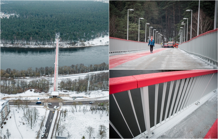 Kauniečius pasitinka sutvarkytas Trijų mergelių tiltas į Panemunės šilą
