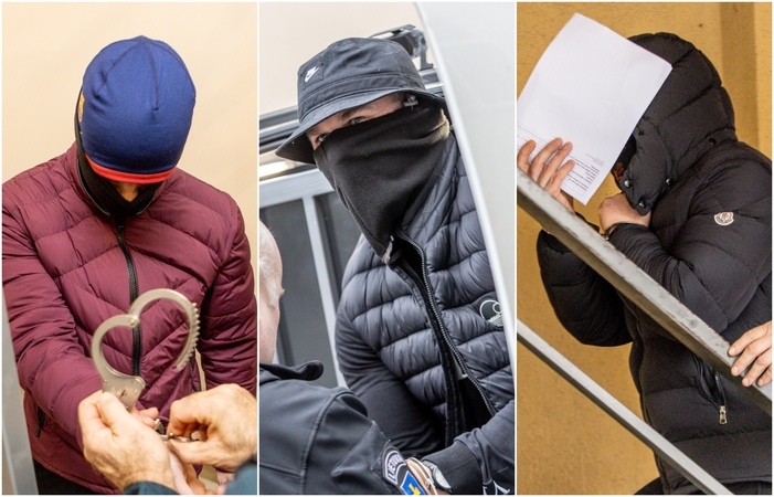 (Iš kairės): Lukas Ščerbinskas, Vitalijus Zakrževskis, Edgaras Rezajevas.