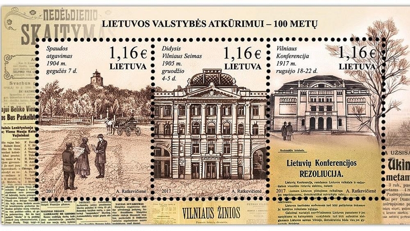Pašto ženkluose – reikšmingos Lietuvai sukaktys