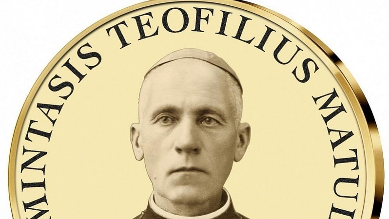 Nukaldintas T. Matulionio atminimo medalis