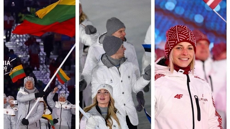 Kaip Pjongčango olimpiados atidaryme atrodė lietuviai, latviai ir estai?