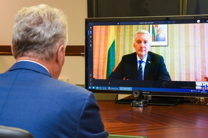 Lietuvos ambasadorius sugrįžo į Kyjivą