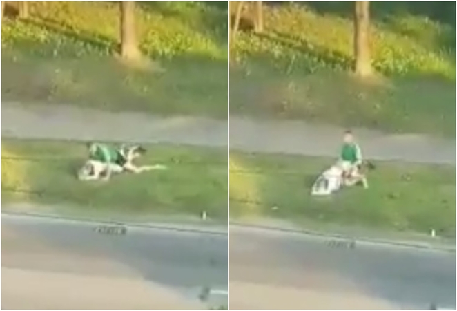 Intymią sceną Tunelio gatvėje suvaidinusiai porelei teks susimokėti