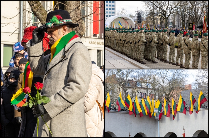 Kaunas mini Vasario 16-ąją: pagarba tradicijoms, naujos priesaikos ir dainuojančios širdys