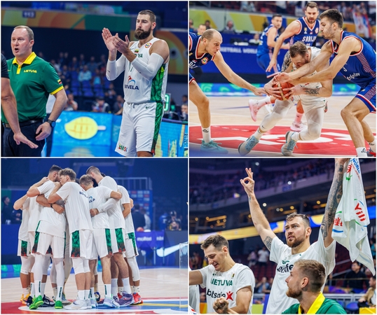 Bilietą į pasaulio čempionato pusfinalį lietuviai atidavė serbams