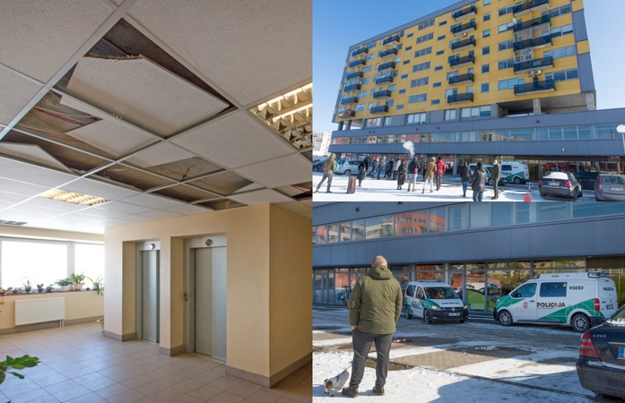 Sostinėje įskilus daugiabučiui – gyventojų nerimas: kas apmokės remonto išlaidas?