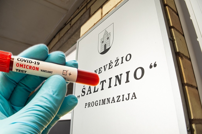 Progimnazijos mokytojai įtariama omikron atmaina: simptomus jautė, bet į darbą ėjo