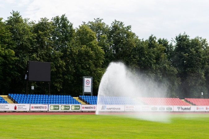 Baigiamas atnaujinti Panevėžio „Aukštaitijos“ stadionas