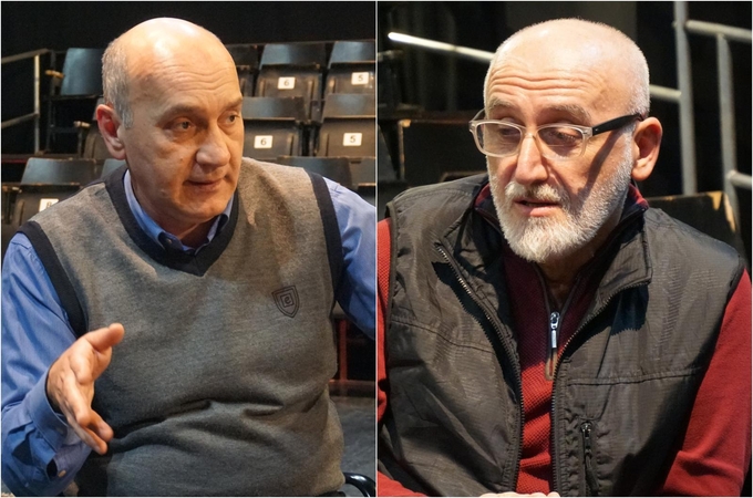 Prasmė: Kutaisio teatro vadovai S.Gogolašvilis ir K.Abašidzė pabrėžė – bendravimas su kolegomis iš kitų šalių, gastrolės teatrui reikalingos kaip oras.