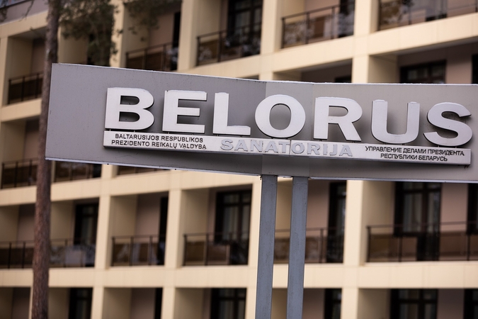 Sanatorijos „Belorus“ kambaryje buvo kilęs gaisras, evakuoti žmonės