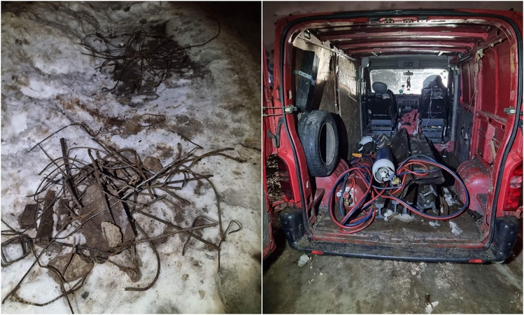 Metalo vagys įkliuvo pačiame „darbų“ įkarštyje