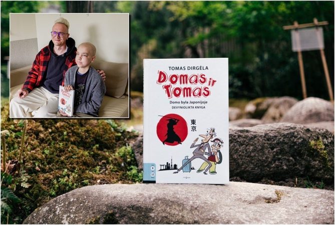 Rezultatas: Rapolo idėja naujai Domo ir Tomo serijos knygai rašytojui T. Dirgėlai pasirodė labai įdomi, ir štai – dviejų rašytojų kūrybos rezultatas.