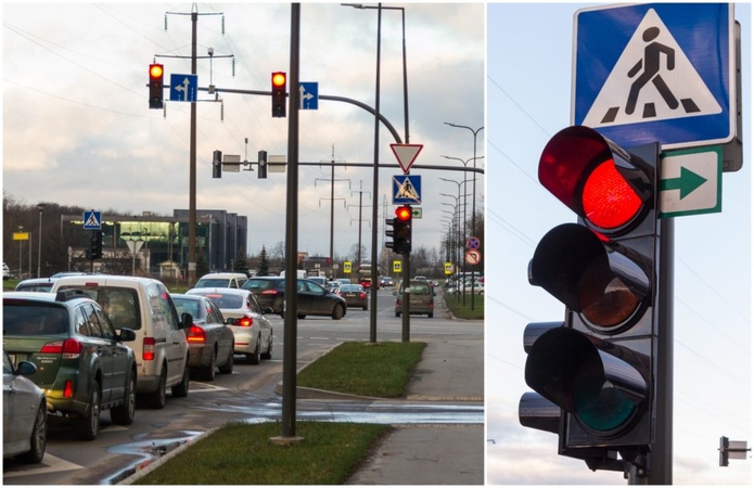 Tvarka: sankryžose žaliosios rodyklės gali atsirasti tik pritarus Transporto kompetencijų agentūrai.