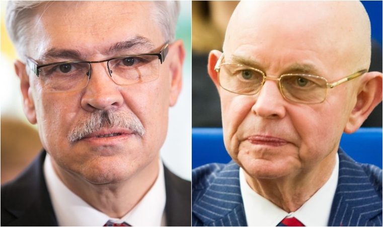 Antanas Vinkus (dešinėje) ir Zigmantas Balčytis (kairėje)