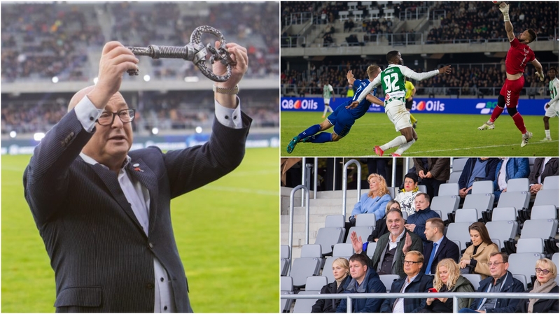 Pirmas: „Lietuva, pasistačiusi šį stadioną, Kauno asmenyje laimėjo didįjį prizą“, – džiaugėsi Kauno meras V.Matijošaitis.