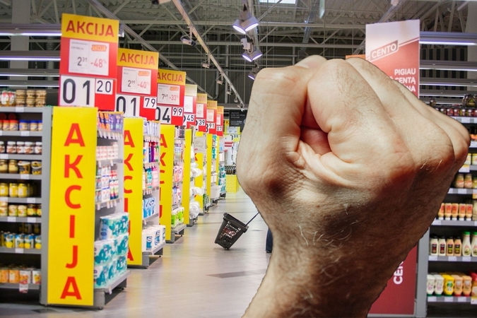 Dėl ribojimų įsiutęs vyras trenkė parduotuvės darbuotojai į veidą