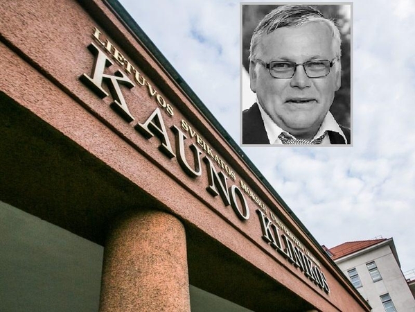Paaiškėjo Kauno klinikų kieme rasto vyro mirties priežastis