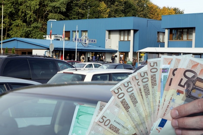 Pinigai: nemaloni staigmena, kad už savo pačios automobilio laikinus dokumentus, kuriuos, įsiteisėjus paveldėjimui, dar reikės pasikeisti į nuolatinius, "Regitrai" teko sumokėti 195 eurus.