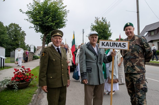 G. Nausėda sąskrydžio Ariogaloje dalyviams: galime gerbti jus kaip moralinį kompasą
