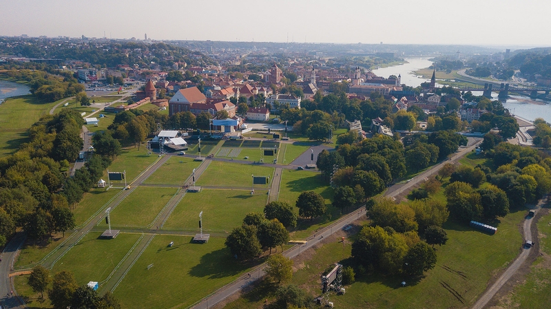 Pauzė baigėsi: Kaunas toliau tęs Santakos parko rekonstrukciją