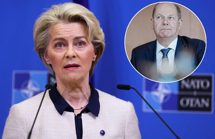 „Welt“: O. Scholzas užblokavo U. von der Leyen kandidatūrą į NATO generalinio sekretoriaus postą