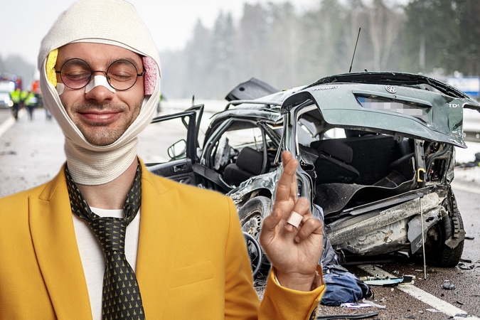 Sunku patikėti: lietuviai dėl draudimo išmokų ne tik daužo automobilius, bet ir laužosi kaulus