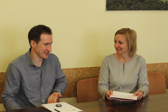 Diana Rėklaitienė ir Kęstutis Skrupskelis