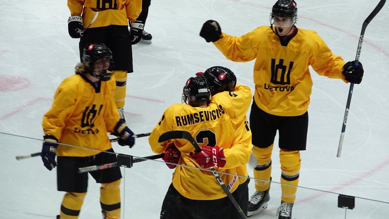Lietuvos 20-mečių ledo ritulio rinktinė pasaulio čempionato starte nugalėjo britus
