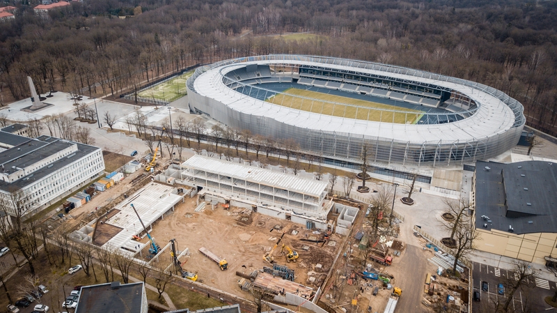 Kaune įsibėgėja uždaro lengvosios atletikos maniežo statybos
