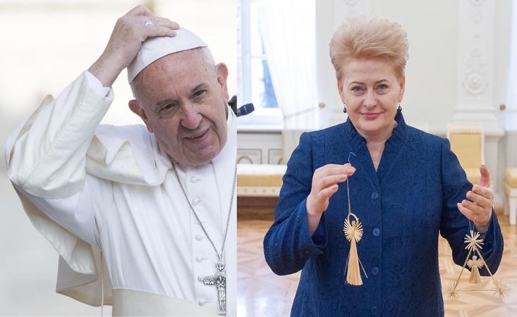 Popiežius Pranciškus ir Dalia Grybauskaitė